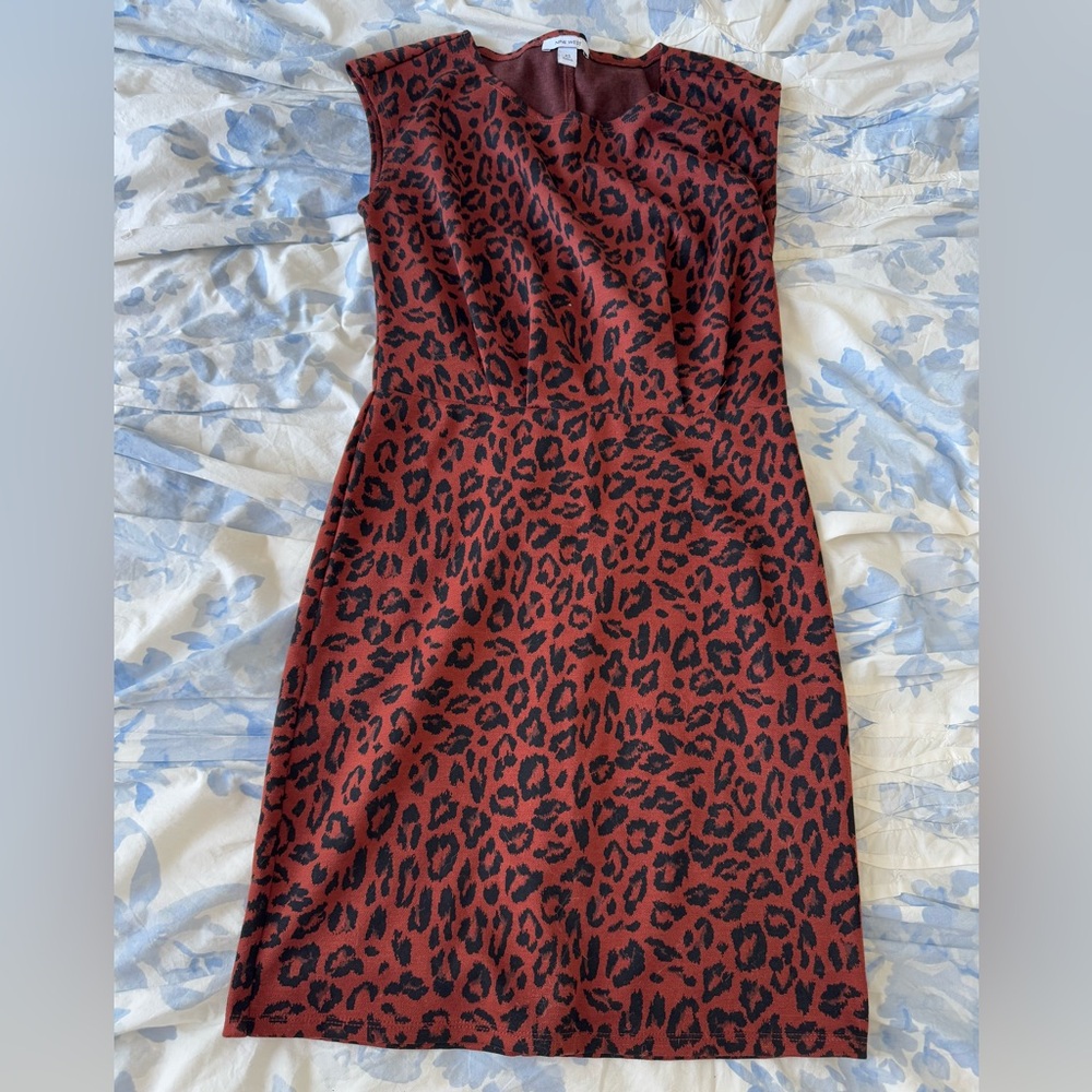 Nine West Red and Black One Shoulder Sheath Dress NEVER WORN